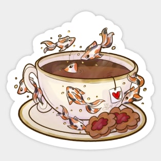 Koi Tea Sticker